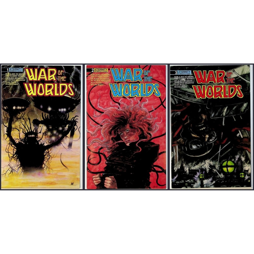 War of the Worlds Comic Book Eternity Comics TV‎ Show Adaptation Sci-Fi